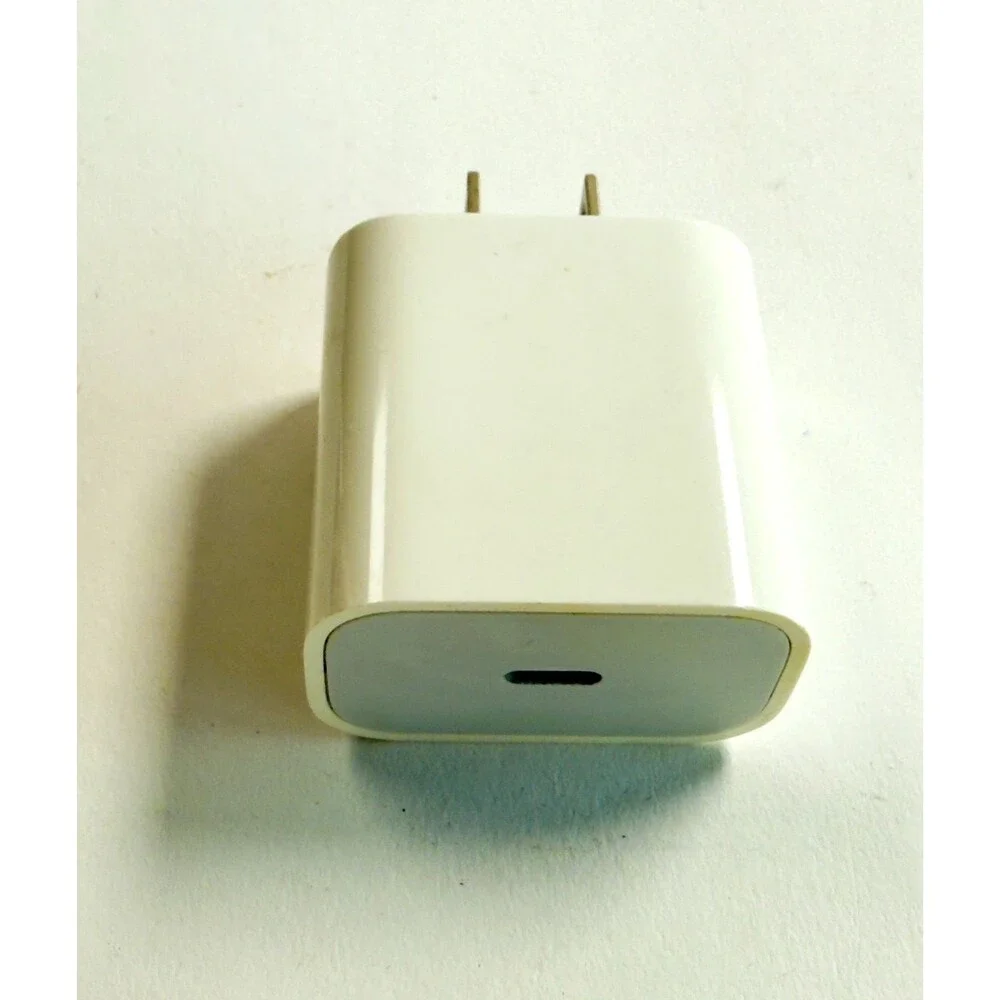 Apple 20W USB-C Compact Power Adapter Fast Charging, Type C (Cable Not Included)